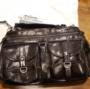 Frye Josie Satchel Bag - Black